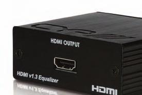 RE-11HS v1.3 HDMI to HDMI Equaliser The RE-11HS Equaliser uses v1.3 HDMI specifi cations, supporting Deep Colour together with High Defi nition Audio with a high bandwidth up to 225MHz.