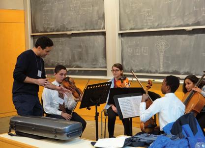 Our hybrid fellowship program in cooperation with the New England Conservatory s Entrepreneurial Musicianship department engages young musicians to serve as interns in the office to learn the basic