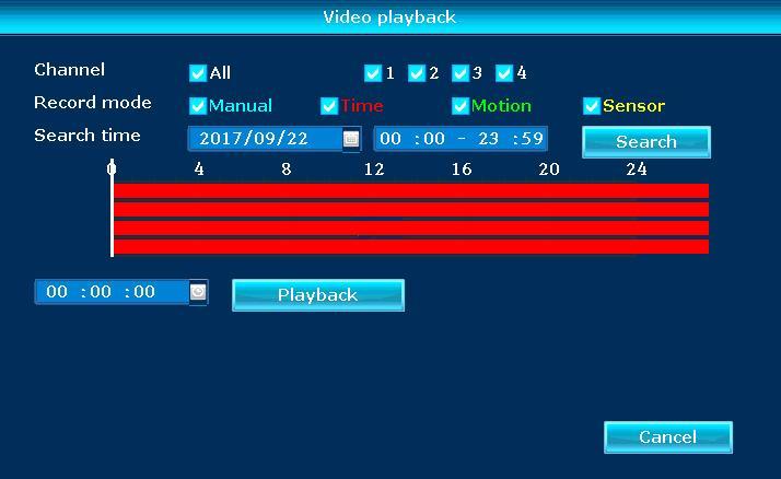 19 Step 2: Playback on mobile Play back videos in the HDD on your mobile.