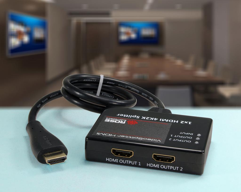 VideoSplitter HDMI 4K PT 4K HDMI Splitter Pigtail Type Installation and Operation
