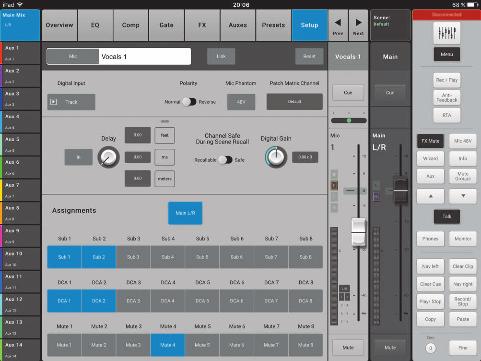 Test QSC TouchMix-30 Pro prises the measured distortion values, while the third examines the EQs and other filtering functions.