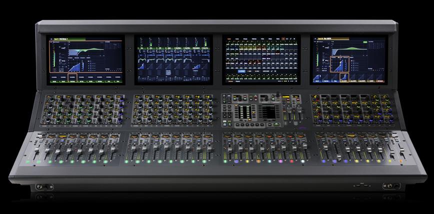 Create your ideal system Mix and match your choice of control surface, engine, I/O, and options control surface Choose from three console configurations S6L-24, S6L-24D, and S6L-32D (see the