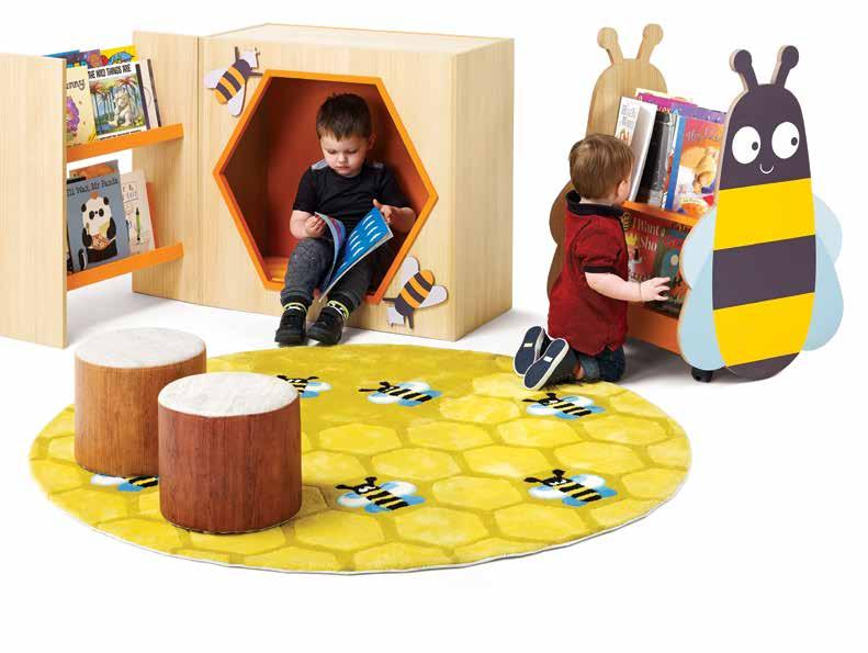 Mini-beast Reading Corner Encouraging children to browse through a collection of books is a vital first step to becoming a life-long reader.