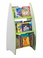 designed to display books at just the right height and angle to tempt pupils.