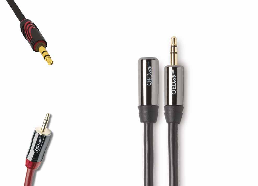 AUDIO INTERCONNECTS Jack to Jack and Headphone Extension 9 Profile J2J 3.