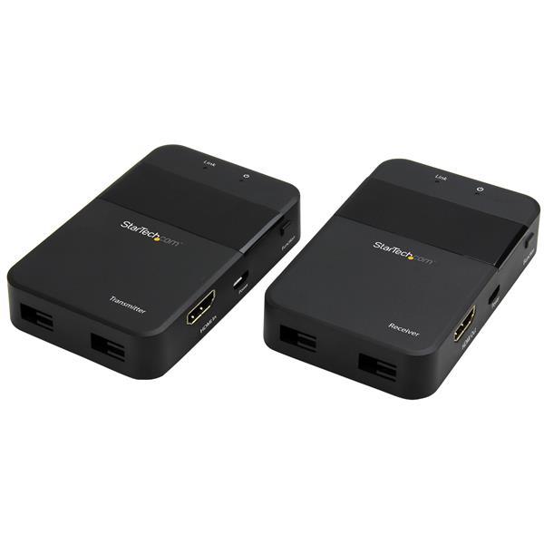 HDMI over Wireless Extender - 65 ft. (20 m) - 1080p Product ID: ST121WHDS This HDMI over wireless extender kit lets you extend your HDMI video signal wirelessly to a remote location, up to 65 ft.