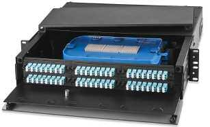 Optical Fiber Systems Premium Rack-Mount Optical Fiber Enclosures Optical fiber enclosures provide cross- and interconnections in IT cabling systems between optical fiber distribution cables,