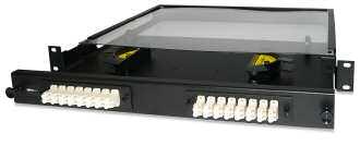 Optical Fiber Systems Rack-Mount Slide-Out Optical Fiber Enclosures Signamax rack mount slide-out enclosures provide a simple, high-density, low-profile solution for easy access and management of