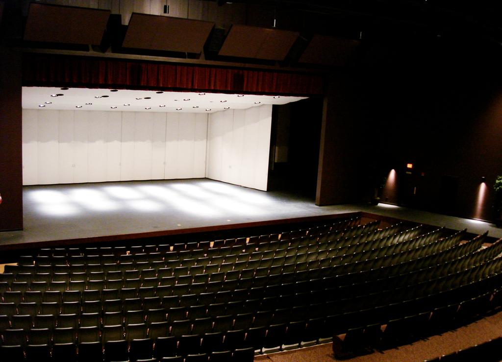 theatre dimensions & information *picture includes shell Seating Capacity 1,021 fully ADA accessible with four assisted listening devices available Stage Dimensions Proscenium width 52 0 ; height 24