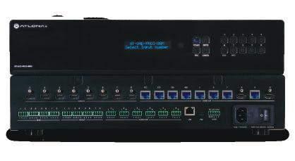 Two additional HDMI outputs are provided as mirrored outputs designed for routing HDMIbased audio to an AVR or as additional matrix outputs.