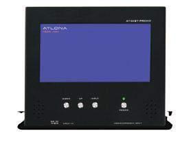 test equipment Atlona 7-Inch PRO HD Monitor w/hdmi, VGA and Component Inputs AT-DIS7-PROHD Our PROHD monitor displays video signals and test patterns for easy troubleshooting, and outputs audio from