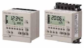 H5S Weekly and Yearly Time Switches T332 Weekly and Yearly Timers with AM/PM Display Control lighting, HVAC systems and production equipment for energy saving operation Independent Day Keys provide