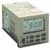 H5L Digital Weekly Time Switch T334 1/4 DIN Size Weekly Timer, Easy Programming and Large Display Set programs with just five switches 24 program steps available Two independent 15 A control circuits