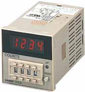 H7BX Digital Counters 72 x 72 mm Multi-Function Counter with a Bright, Easy-to-view, Negative Transmissive LCD Provides a total and preset counter, batch counter, dual counter, and tachometer Large