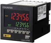 settings with a DIP switch Specifications Supply voltage: 100 to 240 VAC, 24 VAC/12 to 24 VDC Inputs: Voltage or no-voltage inputs; 12 VDC external power supply Ranges: Counting -99,999 to 999,999