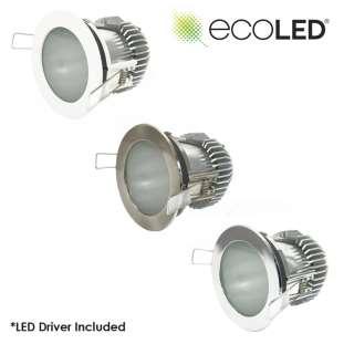 Diffused front cover, no unsightly LEDs are visible Lumen output of up to 560 lumens Die cast bezel Compact design of 76mm for use in shallow ceiling voids Replaceable LED driver not directly
