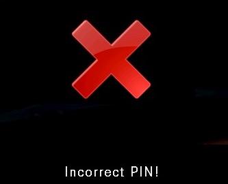 A mistake can be undone with the "Corr". The entry is completed by pressing the "OK" button.