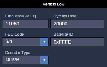 Satellite Settings Figure 6-6 Edit Satellite Details 3. If the satellite is a custom user-defined satellite, you can change the additional parameters listed below.