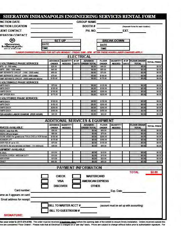 RENTAL FORM ADVERTISING SPECS Full Page 7 7 / 16 x 93/4 Half Page
