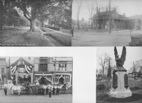 and Crafts, the Community House, the old Bottle Hill Tavern, Main Street, Waverly Place, and the Madison World War I Monument.