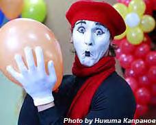 Mimes Mimes put on shows. They act things out. Mimes don't talk. They only move. Some mimes paint their faces white. Mimes pretend to do things. They might pretend to drive.