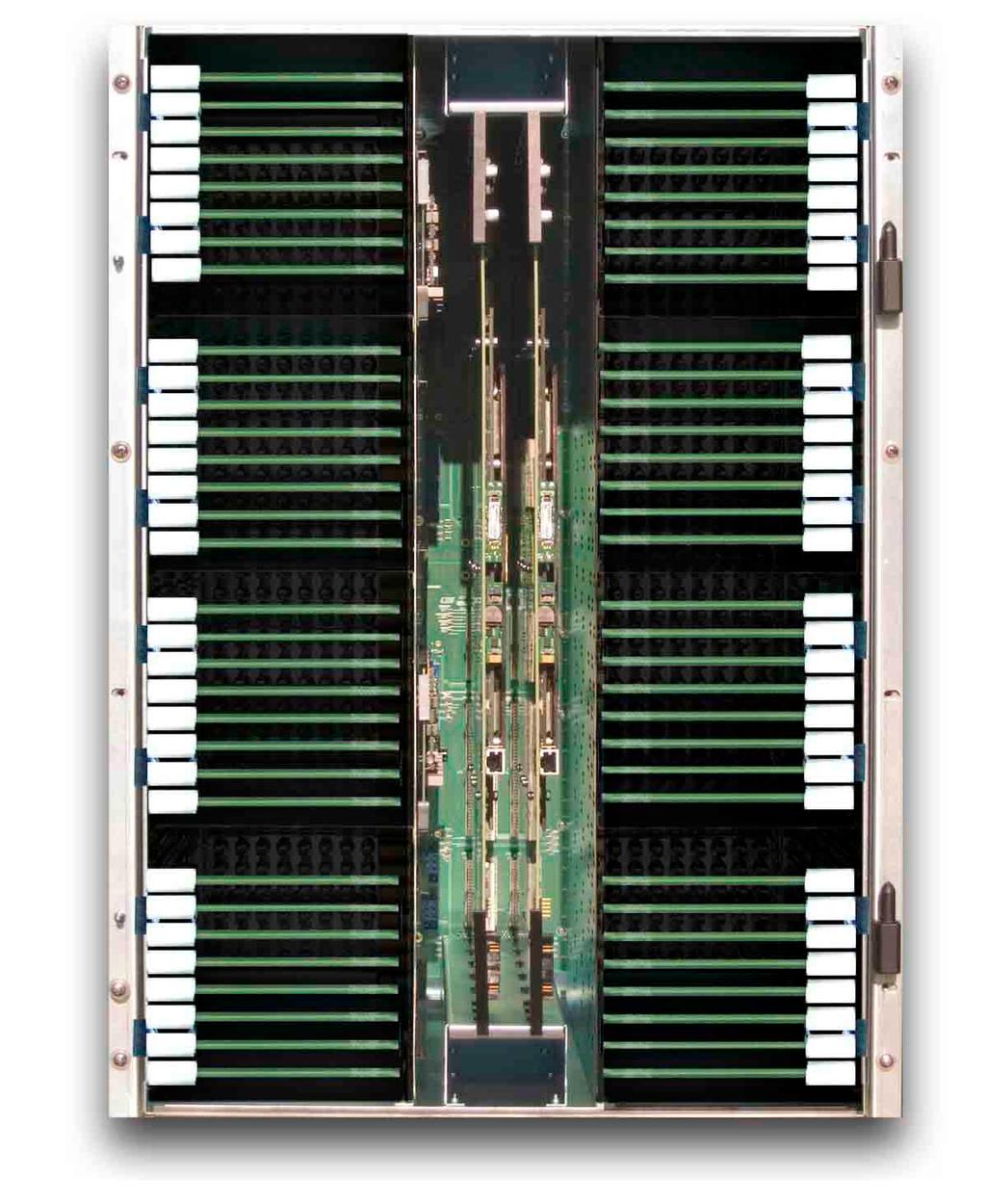 In addition, the UTAH-400/288 frame can be fitted with an optional Redundant Crosspoint Card that provides full backup against an internal path failure in the matrix.