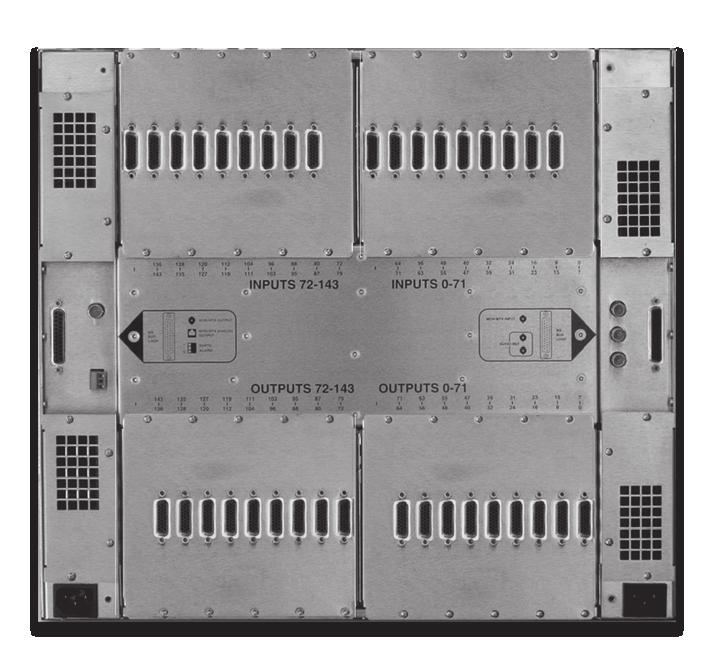Thanks to the UTAH-400 s unique 8-port I/O cards, matrices can be easily expanded in very cost-eﬀ ective
