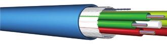 UC FIBRE I/O CT N MA LSHF 1.0kN E07a UC FIBRE I/O DI N LSHF ES9 D12b Number of fibres 4, 6, 8, 12 24 Cable diameter (mm) 8.5 8.