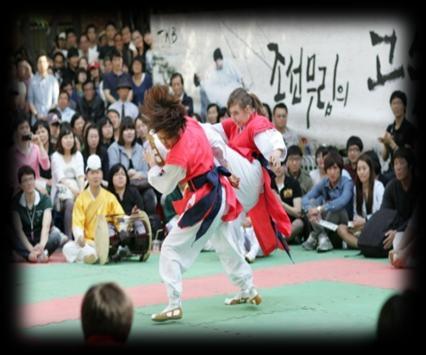 3 Martial Art Taekkyeon Performance Destination Nam (south) Insa Madang (Fri.) and Munhwa Madang (Sat.) in Insa-dong Tel 82-2-733-2469 www.taekyun.