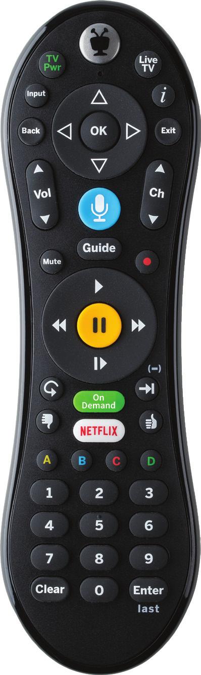 REMOTE CONTROL QUICK REFERENCE REMOTE CONTROL ESSENTIALS Press the TiVo button once to go to the Home screen, or twice to go to the My Shows list your list of recorded shows.