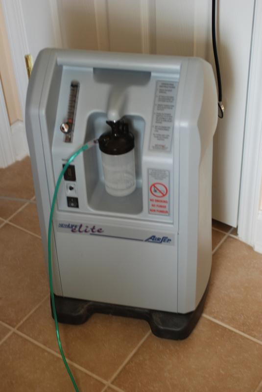 2 Oxygen Concentrator The different tanks that are used to go outside of the home are A, B, D, and