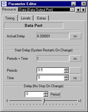 Test Execution Using Auto Delay Alignment BER Test on a Single System Using PRBS Data 3 In the Connection Editor, double-click the DUT output port. This opens the Timing page of the port.