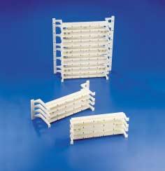 To run cable behind the blocks or for wall mounting, the 100 pair and 300 pair blocks are available with standoff legs while the 100 pair blocks are offered in a low profile style without legs.
