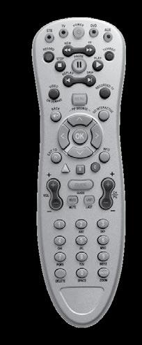 Universal Remote Control Device Control Turns devices on or off. Enables set-top mode functions. DVR, VOD, DVD, VCR Control Notes: In STB mode, these keys control DVR and VOD functions.