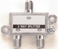 Coaxial Termination Products Push-on F-Connectors RG-6 Toolless installation Splitters 85-032 Quantity CATV Cable Splitter, 5-900 MHz, 2-Way NEW Qty.