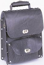 Premium Black Leather Pouch w/belt strap 35-956BLK Standard Leather Pouch w/belt strap 35-339 For