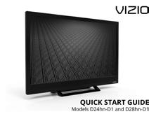 VIZIO LED HDTV with Stand Power Cord Remote Control with Batteries 2 x
