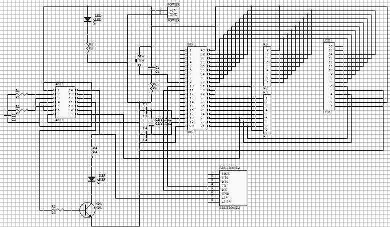 Infrared Carrier AT89S51 FIG. 5 CIRCUIT DIAGRAM OF INFRARED EMITTER MODULE The block diagram of TV control system is shown as in Fig. 8.