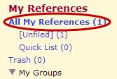 2 Using EndNote Web to Manage your References 2. Collect Type in a New Reference Typing references into EndNote Web is the simplest way of adding references, but it is also the most time consuming.