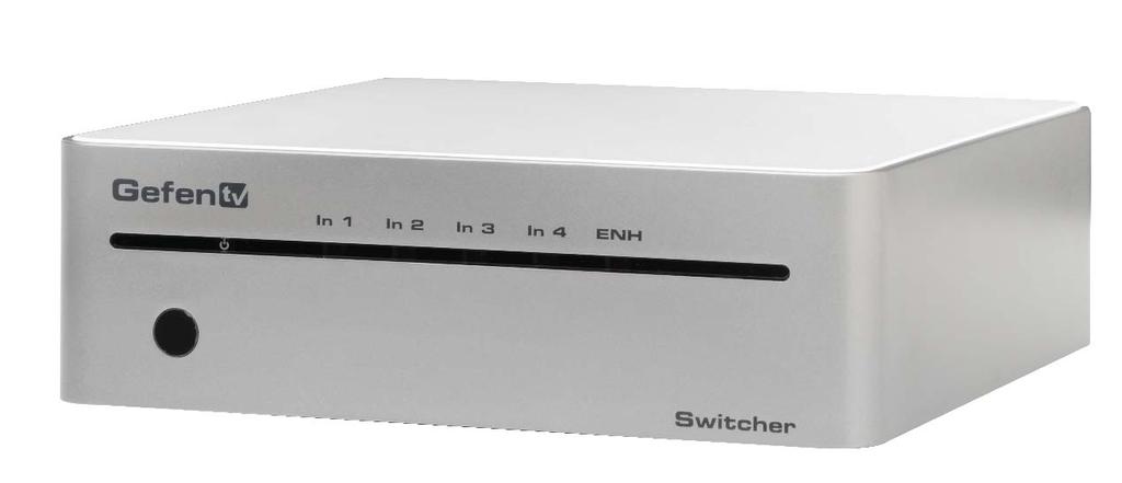 OPERATION NOTES READ THESE NOTES BEFORE INSTALLING OR OPERATING THE 4X1 GEFEN TV SWITCHER This product has an auto-switching feature: If a new source is connected or turned on, the Switcher will