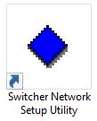 switcher IP address. Locate, on your desktop, the icon as shown in the diagram below and then double click it to open the utility software.