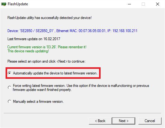 Click the Yes button to confirm you wish to perform the firmware update when you see the prompt window Do you really want to perform firmware update?. 10.