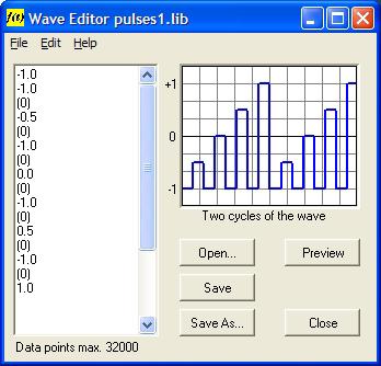 ADVANCED FEATURES Waveform Editing Elaborate and unlimited waveform structures may