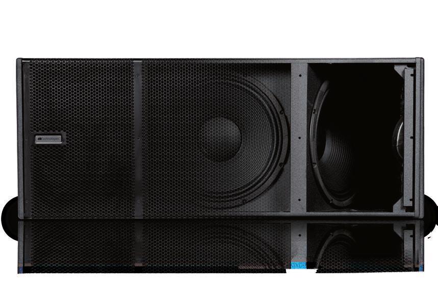 OUTSTANDING PERFORMANCE VIO S318 is equipped with 3x18 woofers, 2 of which are half horn loaded, while the third one is a direct radiation woofer.