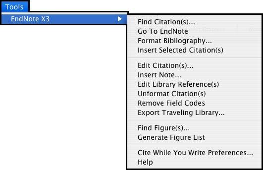 Checking Your Installation To Begin Using EndNote To run EndNote, double click the EndNote X3 icon found in the EndNote X3 folder.