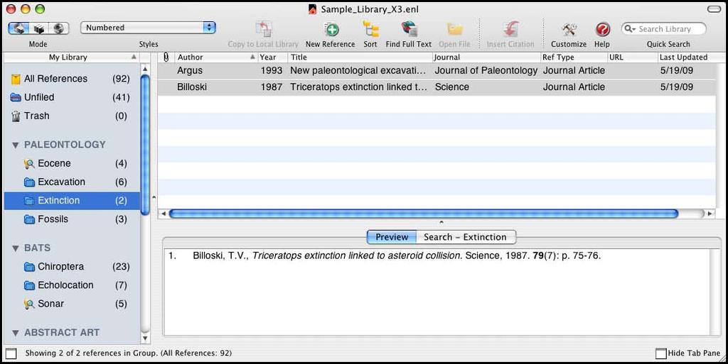 Groups pane to display a context-sensitive menu, and then select Create Group. In the Groups pane of the Library window, a group titled New Group is now highlighted for editing. 3.