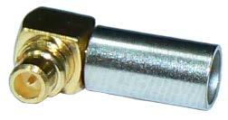RG174/RG316 cable Right-angle MX male solder For