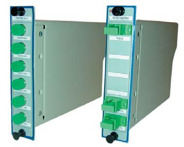DKT Component Cassettes For different component cassettes is developed to fit into the management housing cabinet.
