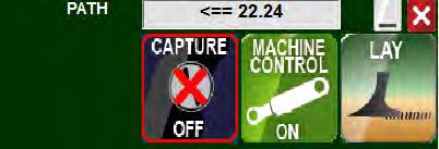 If set to zero you must manually turn off the machine control from the working screen in AGPS.