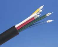 The solid center conductor construction provides better performance, in regards to signal distance and frequency response, than the typical stranded center conductor cables in the market.
